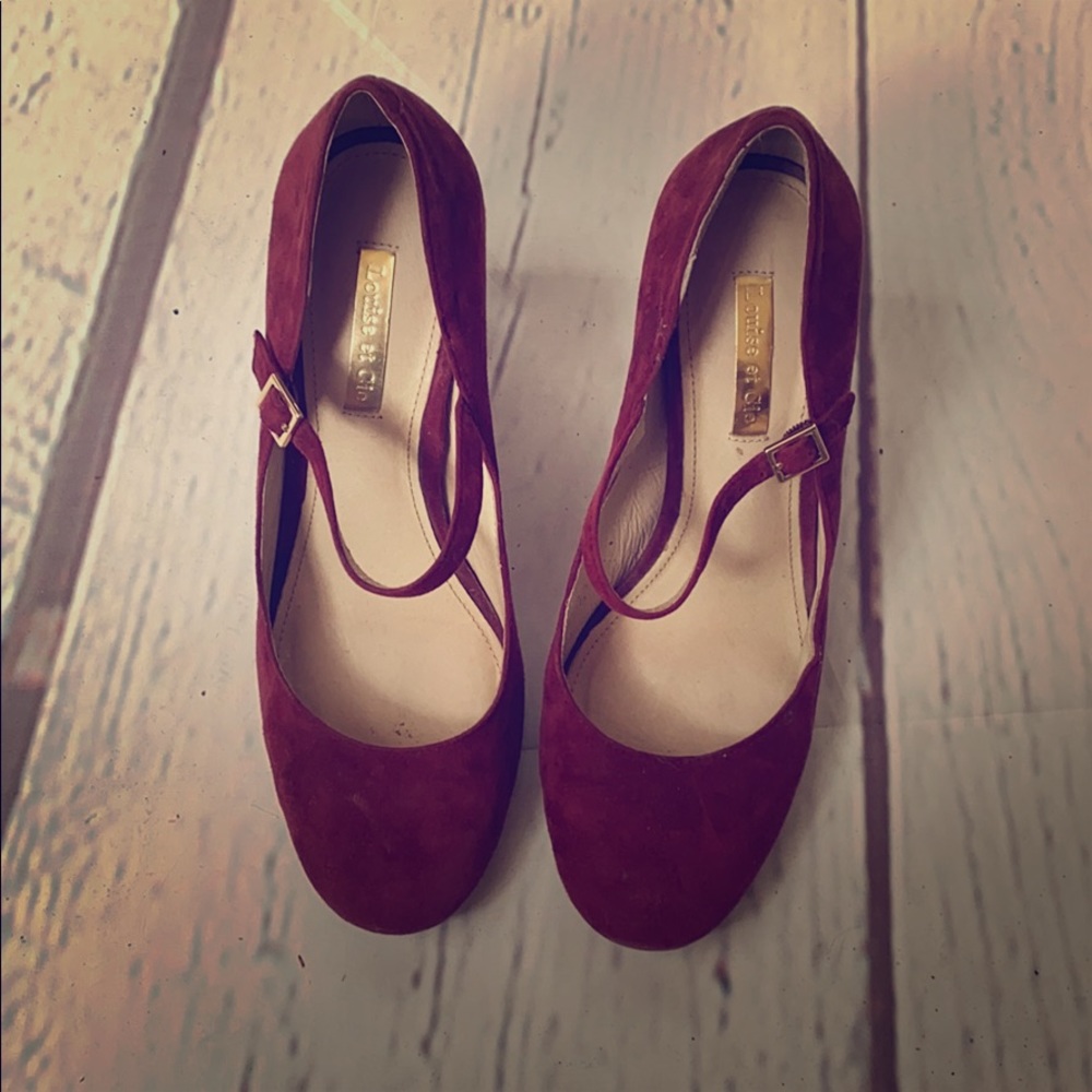 Louise et Cie Jayde Mary Jane Block Heel Pump